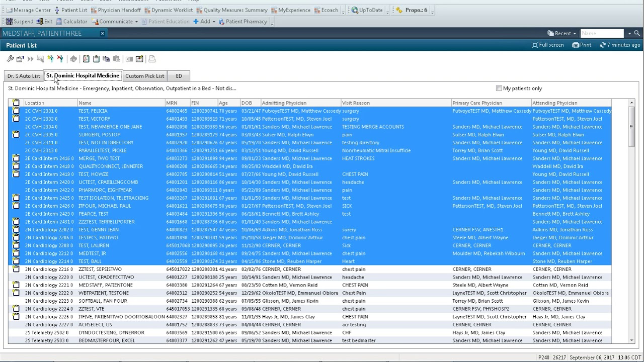 Basic Electronic Medical Record EMR Techniques Patient Lists Stepwards